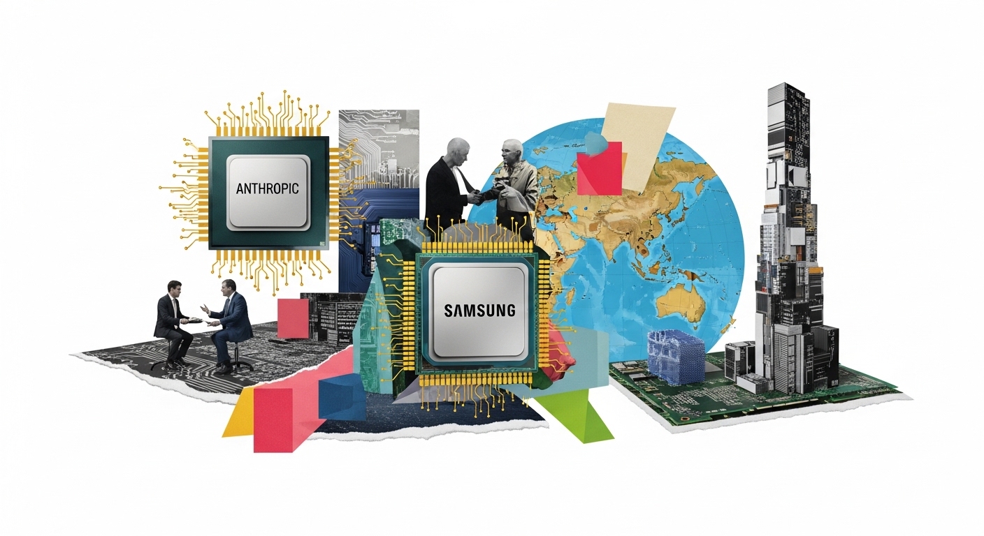AnthropicがSamsungと独自AIチップを交渉中——OpenAIに続く垂直統合の波が日本の半導体戦略を揺さぶる