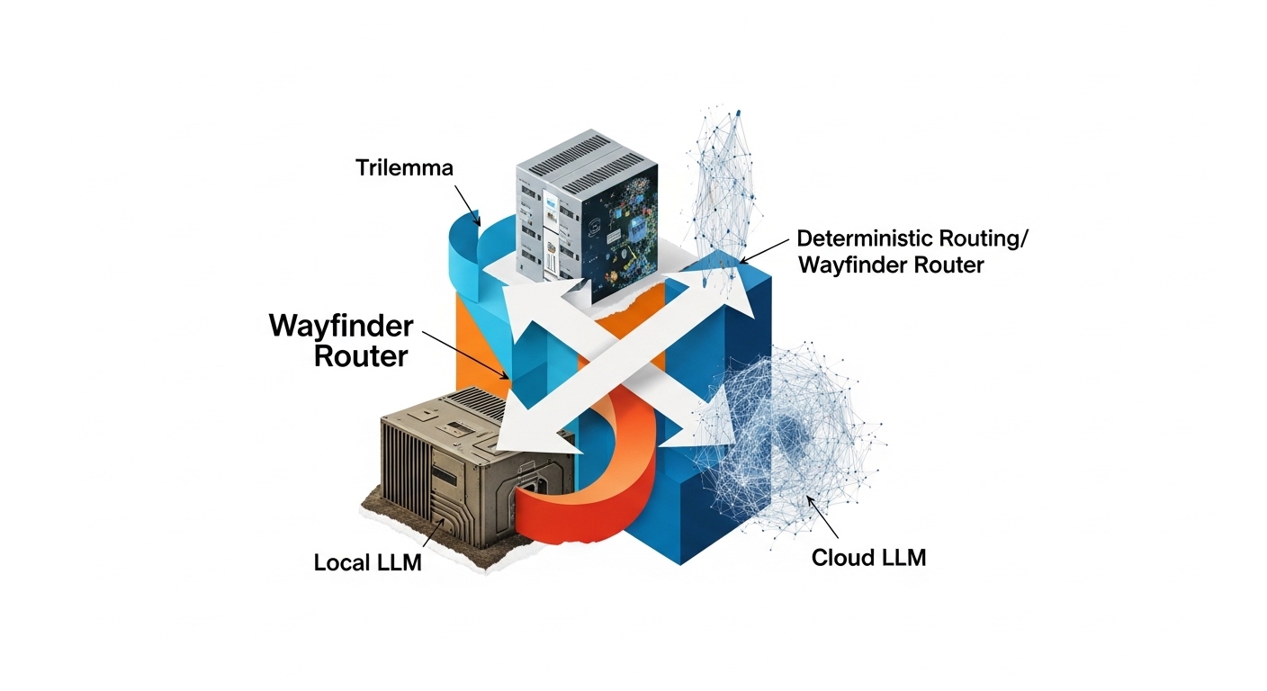 ローカルLLMとクラウドLLMを決定論的に振り分ける「Wayfinder Router」——日本企業のAIコスト最適化に直結する新設計思想
